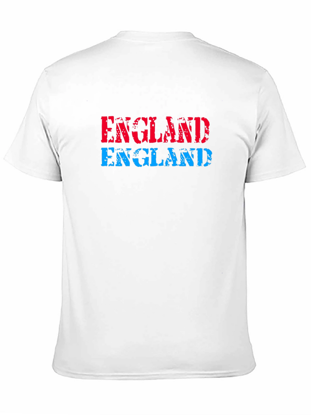 England T-Shirt - Red & Blue Graphic Tee