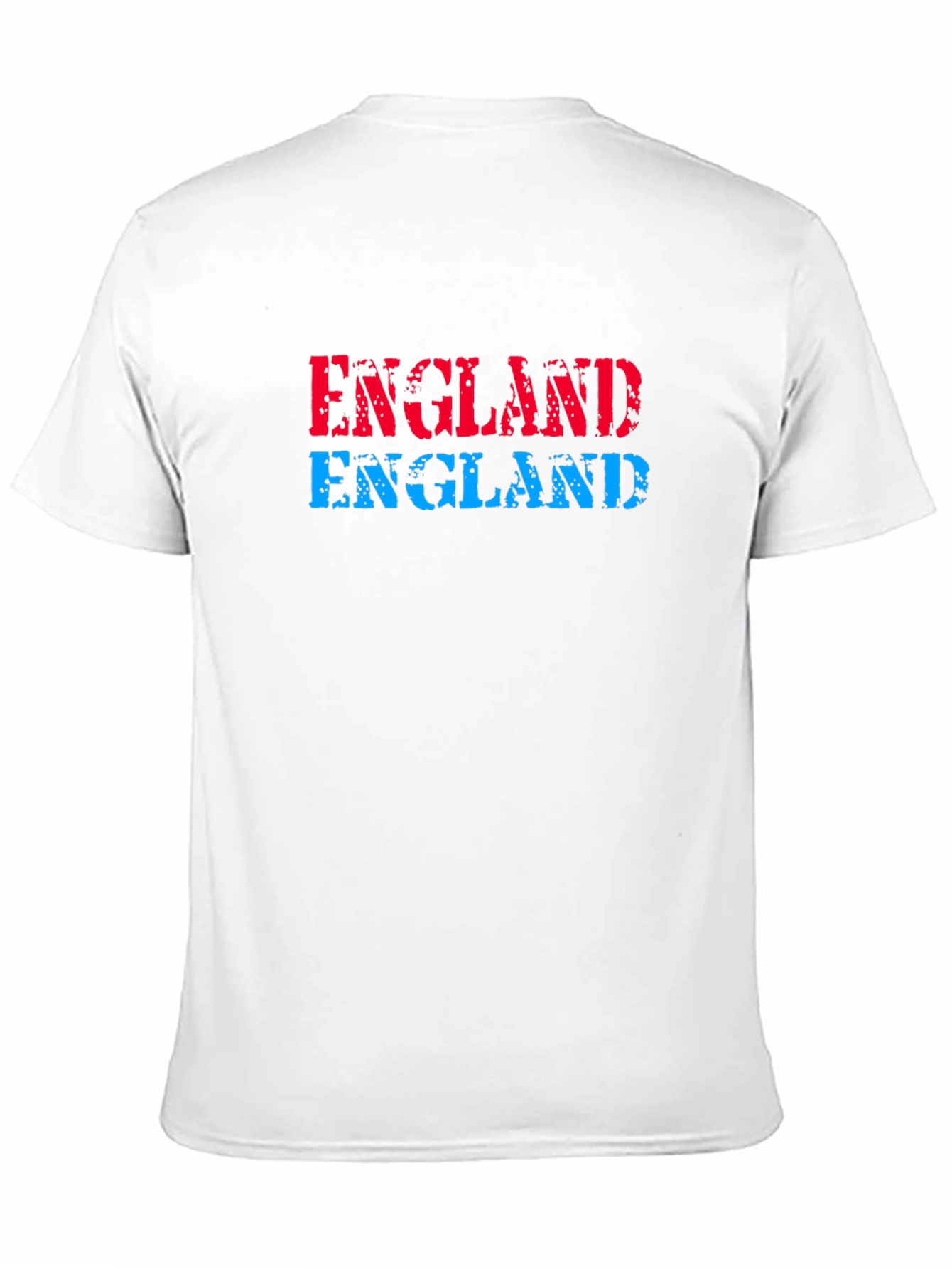 England T-Shirt - Red & Blue Graphic Tee