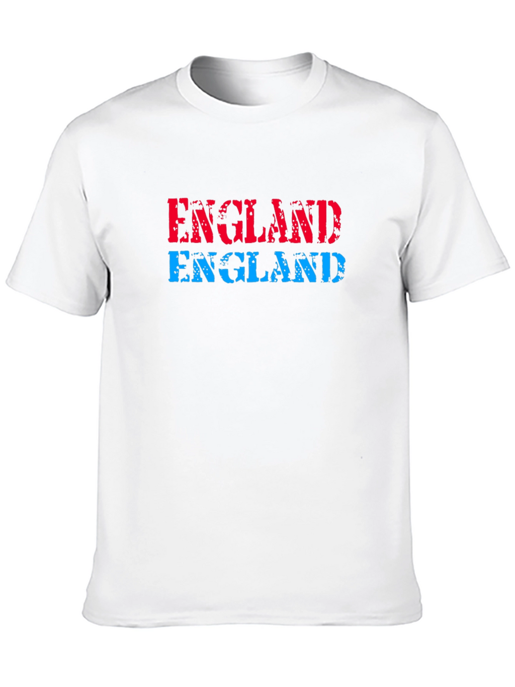 England T-Shirt - Red & Blue Graphic Tee