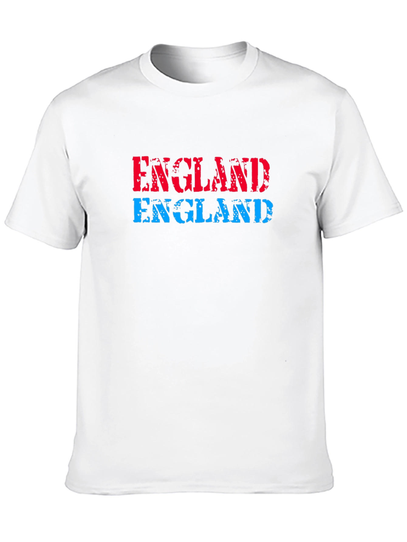 England T-Shirt - Red & Blue Graphic Tee