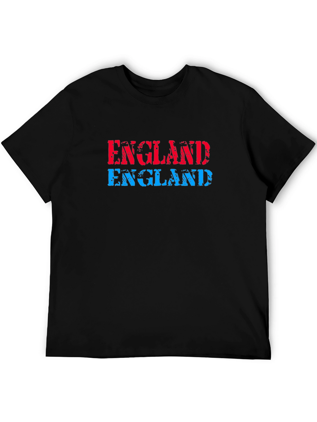 England T-Shirt - Red & Blue Graphic Tee