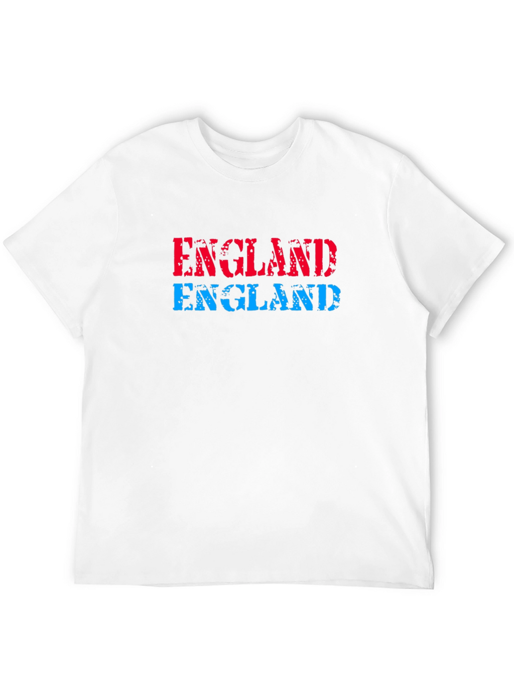 England T-Shirt - Red & Blue Graphic Tee