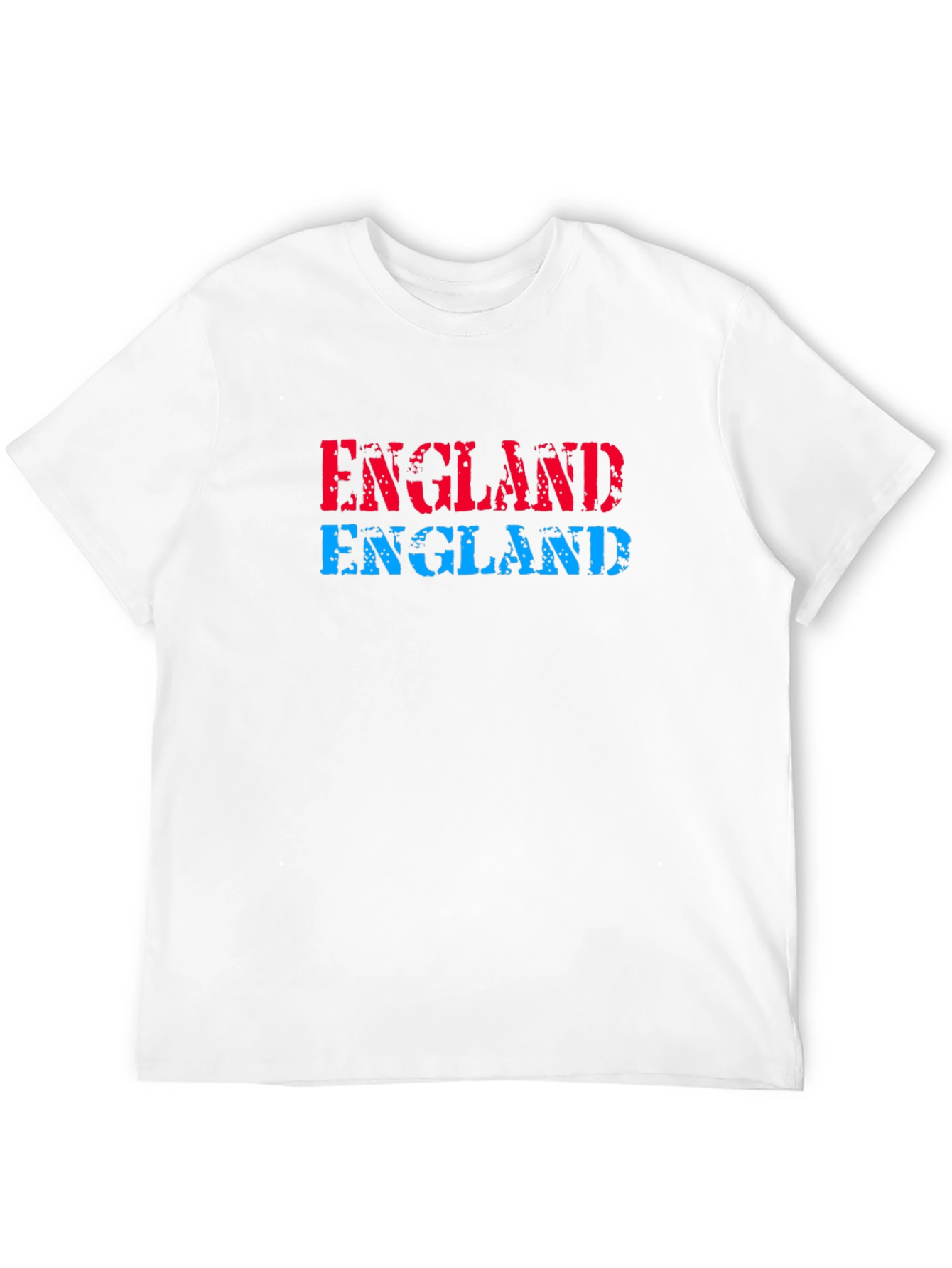 England T-Shirt - Red & Blue Graphic Tee