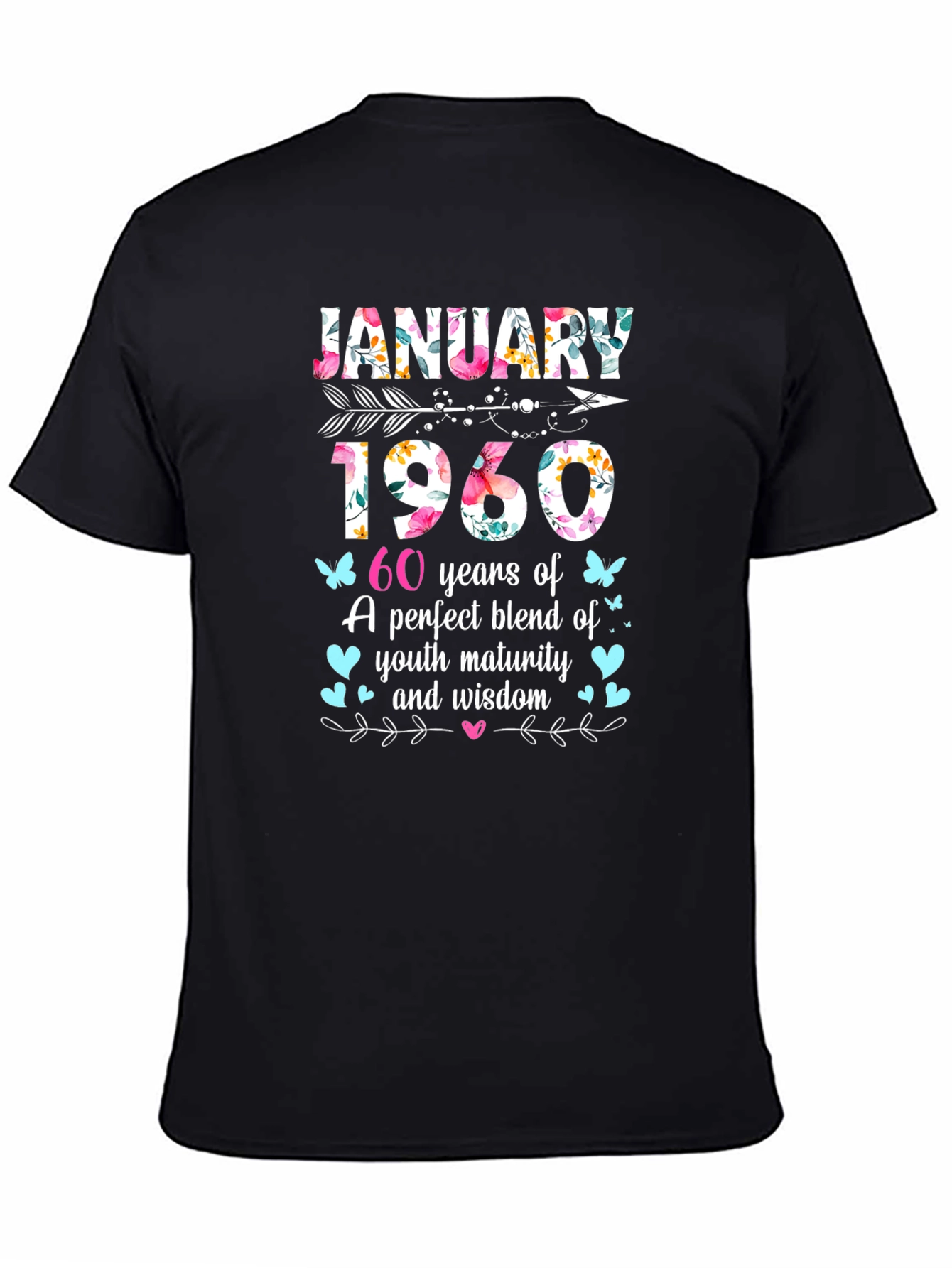 January 1960 60th Birthday T-Shirt