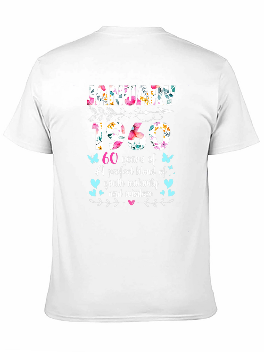 January 1960 60th Birthday T-Shirt