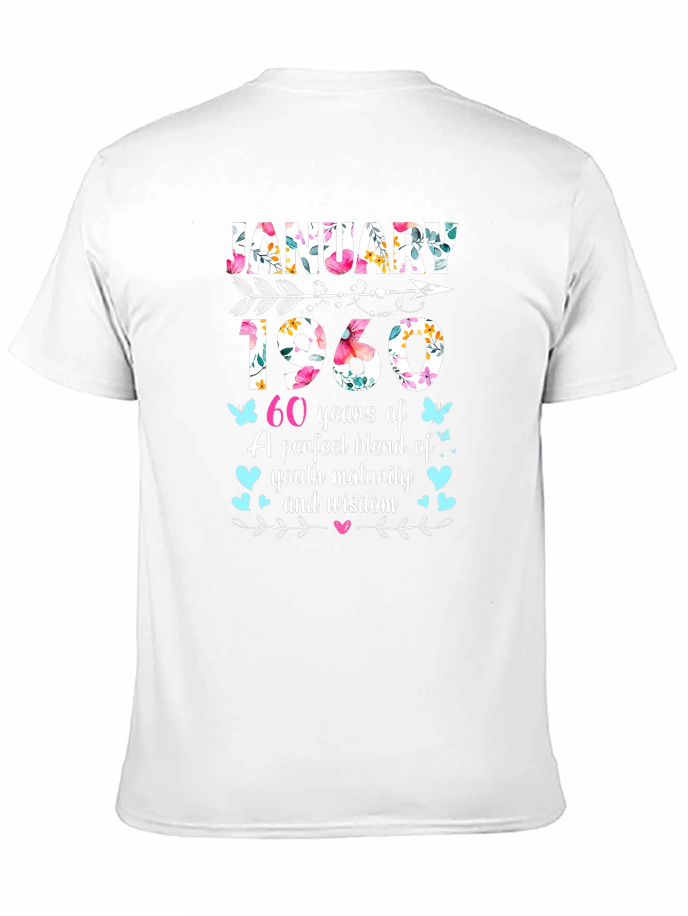 January 1960 60th Birthday T-Shirt