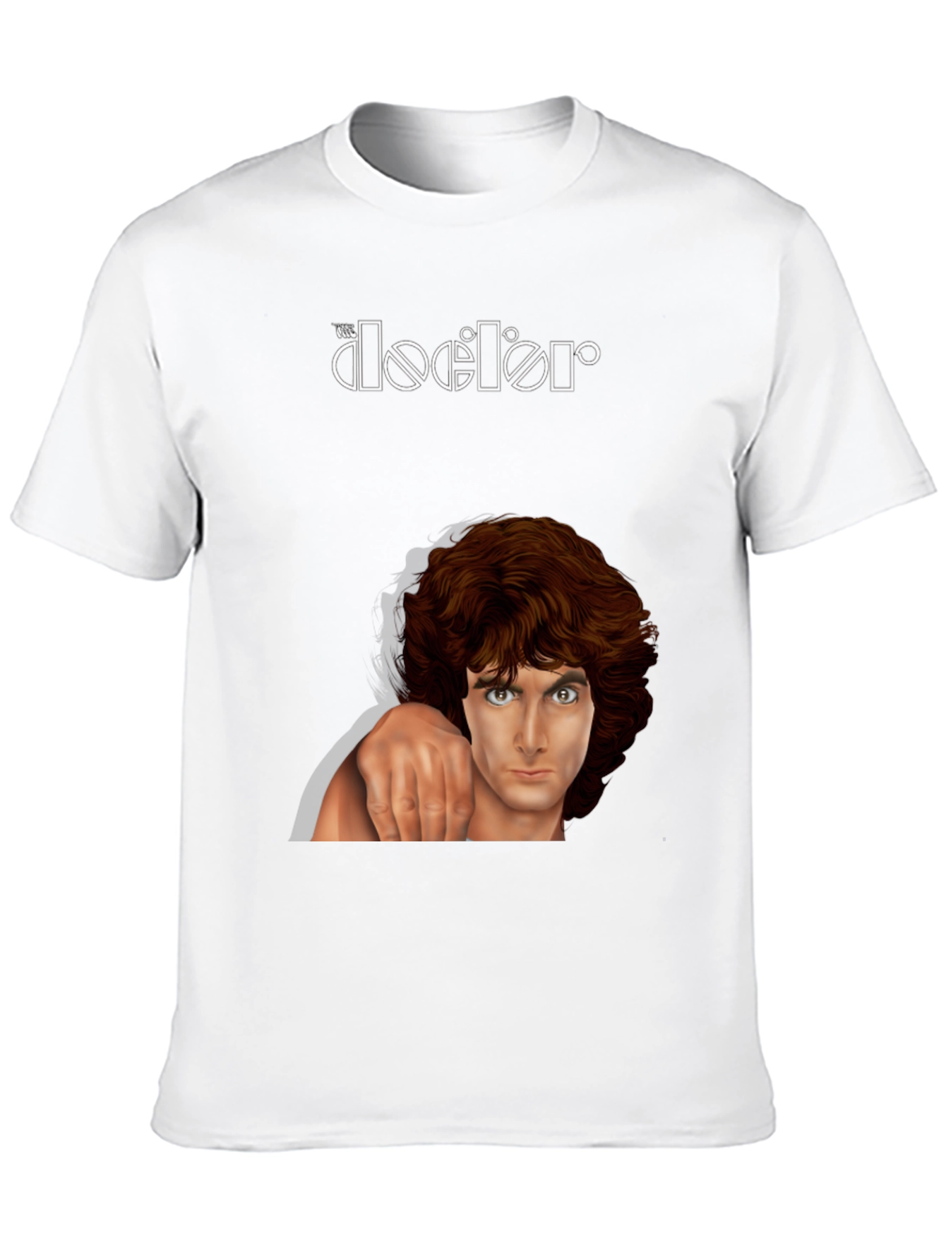 The Doors Graphic Print Black T-Shirt