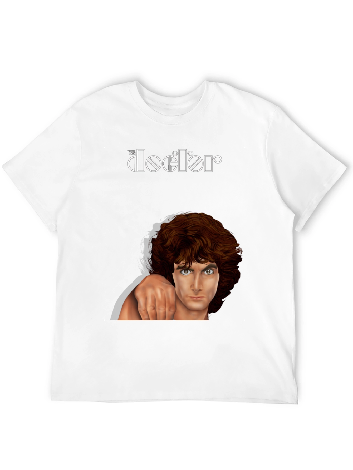 The Doors Graphic Print Black T-Shirt