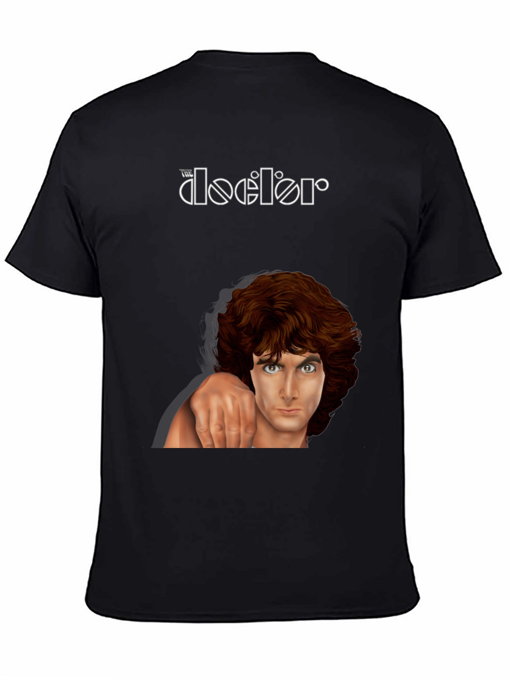 The Doors Graphic Print Black T-Shirt