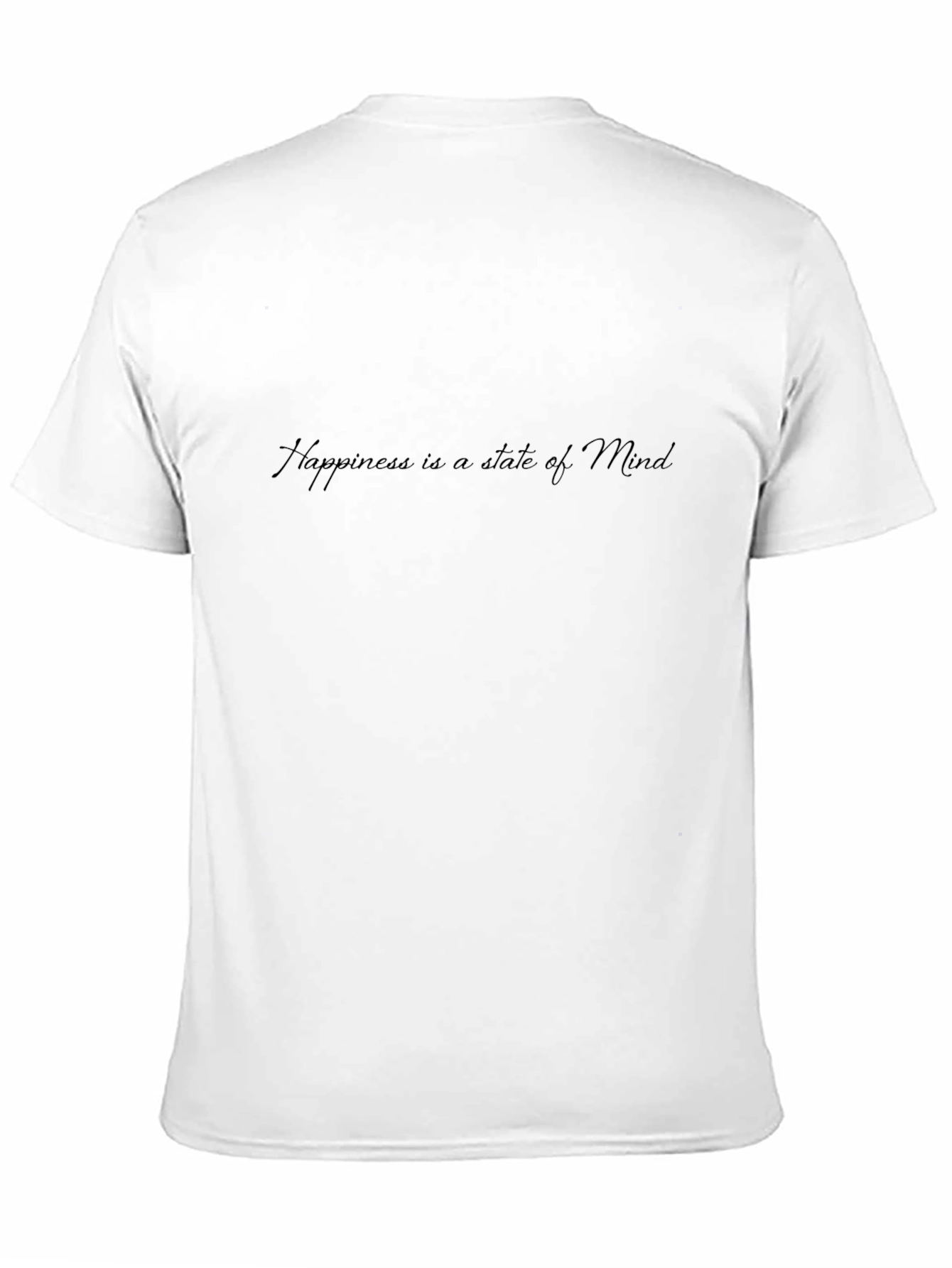 Happiness State of Mind Black T-Shirt