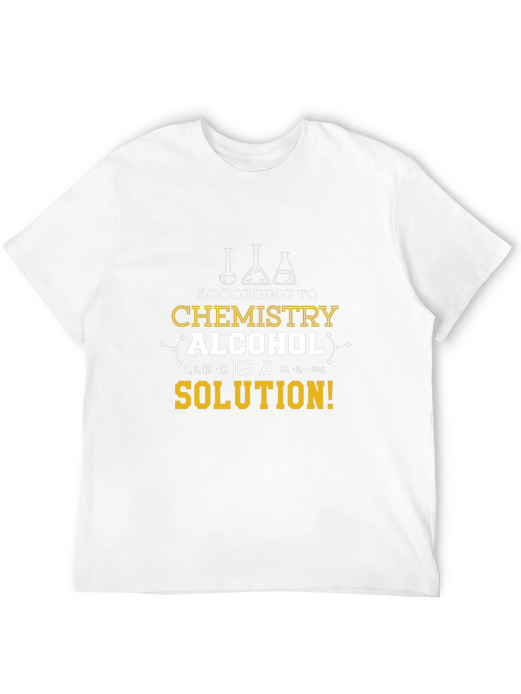 Chemistry Alcohol Solution Graphic T-Shirt
