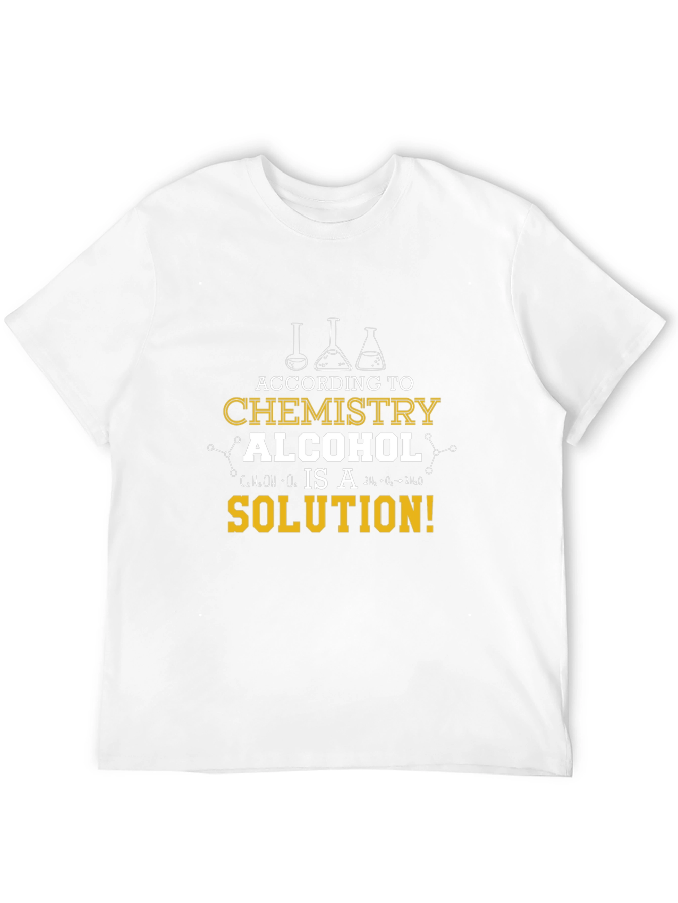 Chemistry Alcohol Solution Graphic T-Shirt