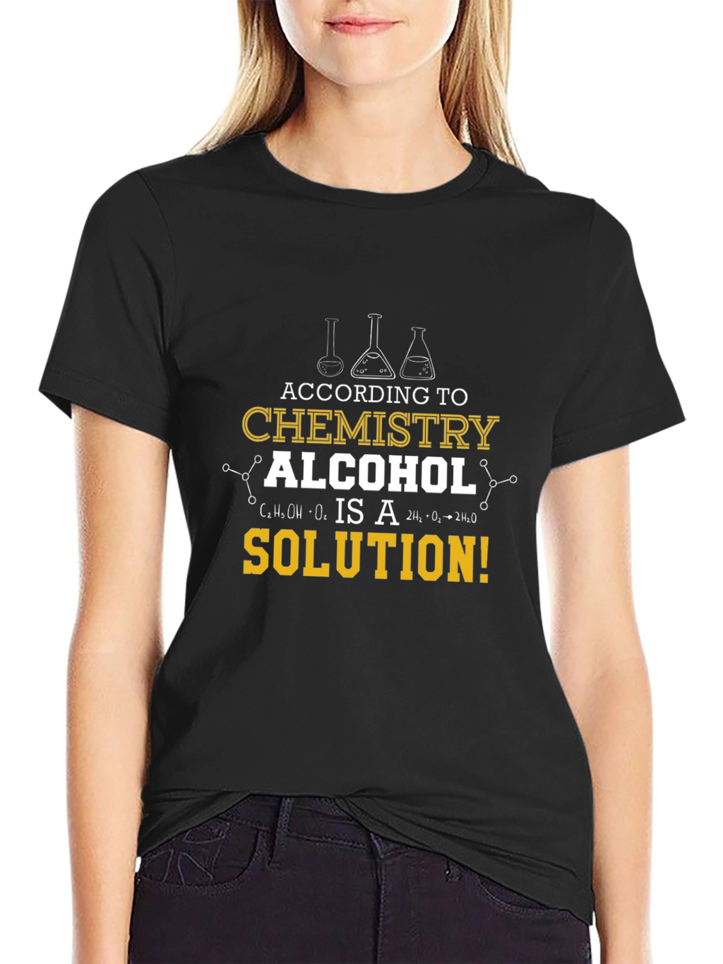 Chemistry Alcohol Solution Graphic T-Shirt