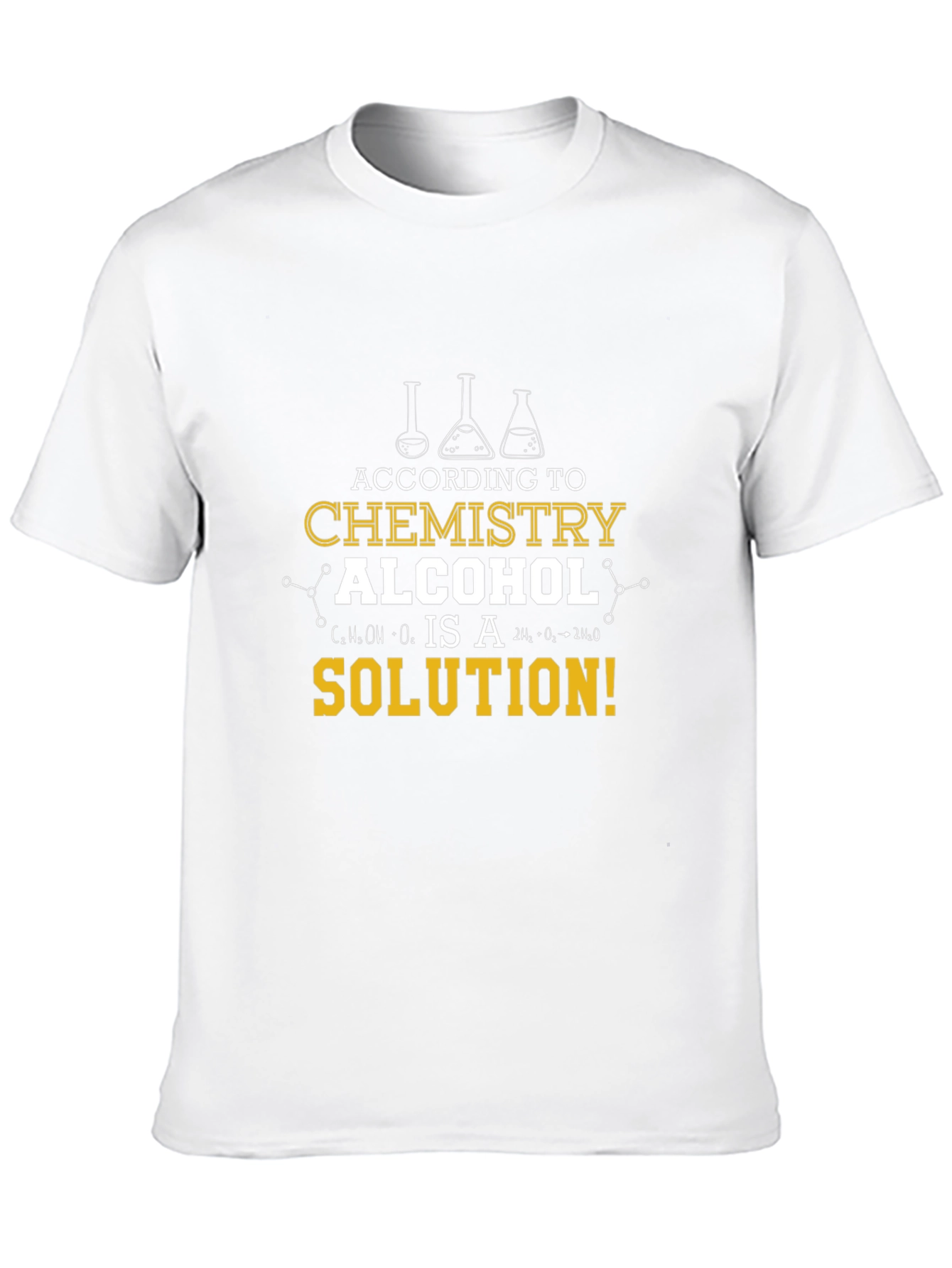 Chemistry Alcohol Solution Graphic T-Shirt