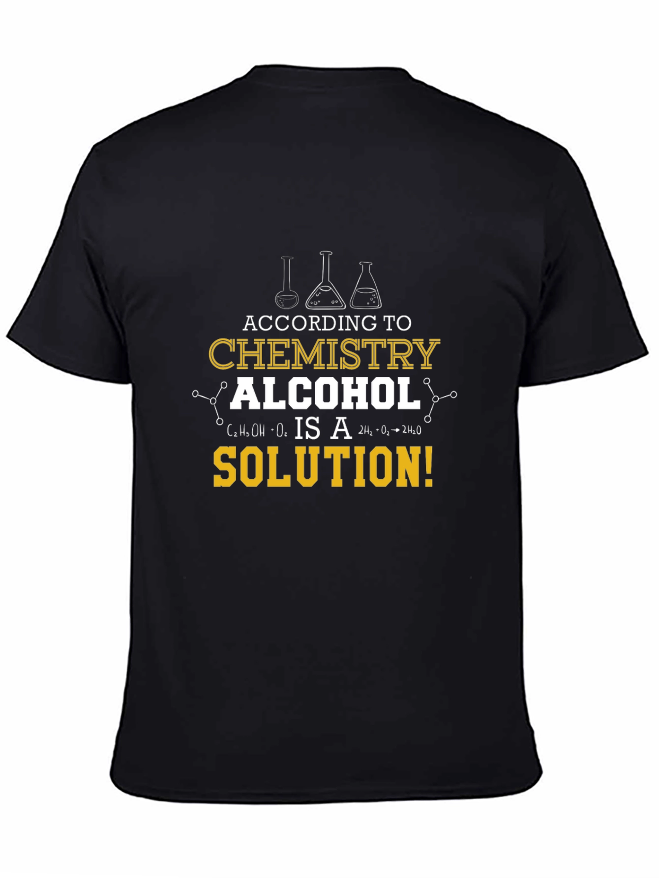 Chemistry Alcohol Solution Graphic T-Shirt