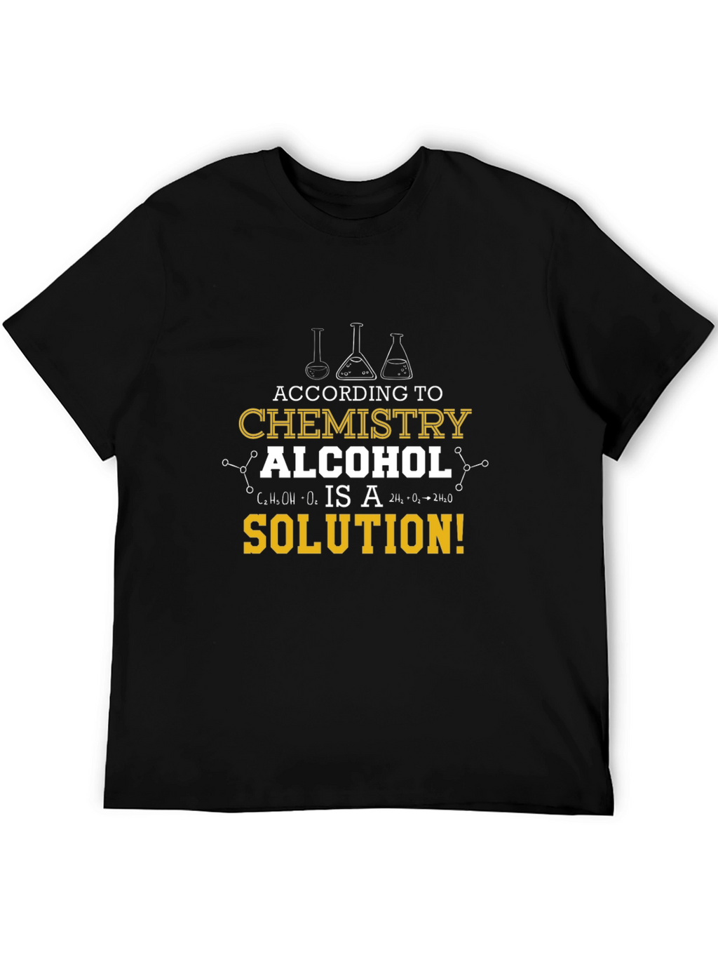 Chemistry Alcohol Solution Graphic T-Shirt