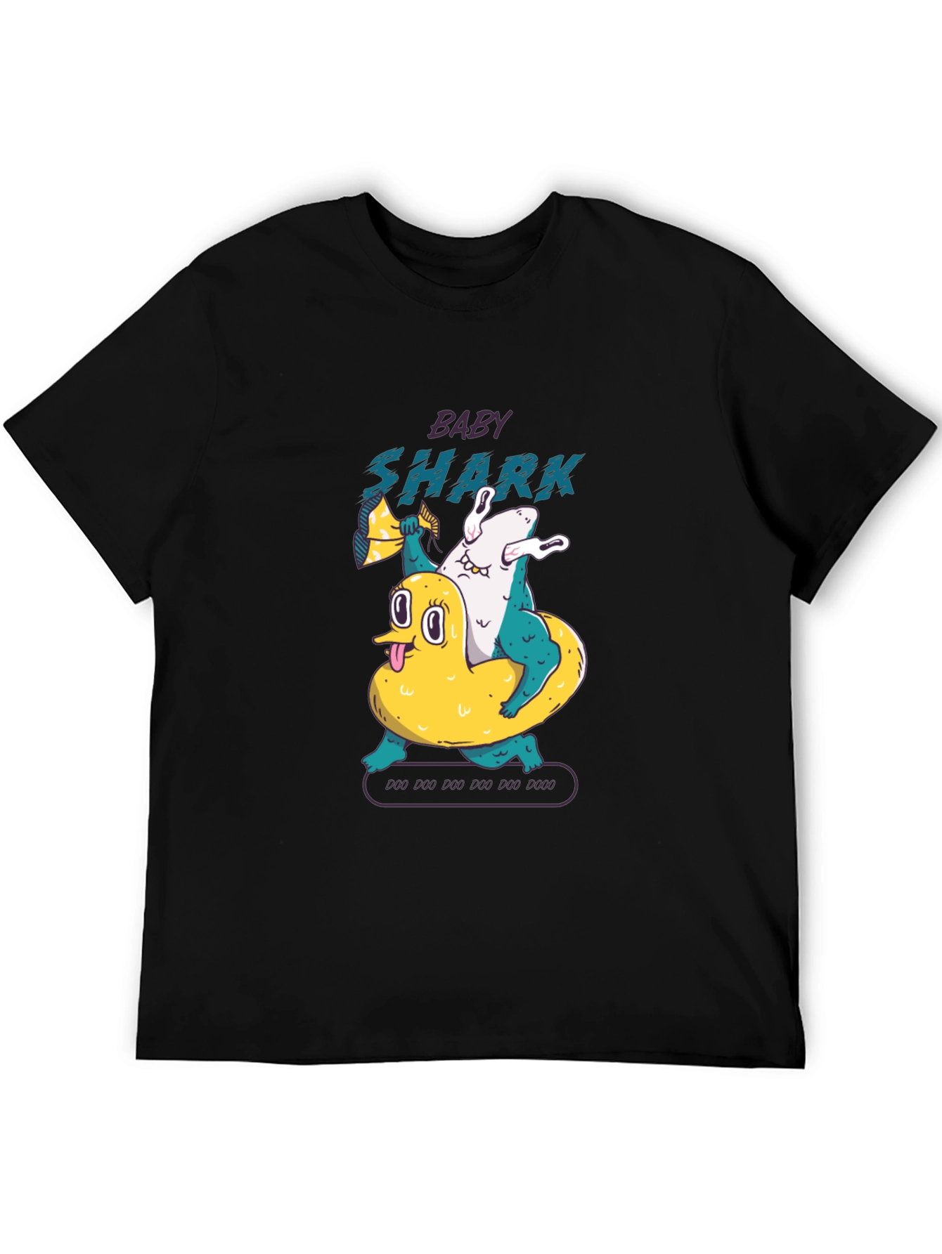 Baby Shark T-Shirt - Duck and Shark Graphic Tee