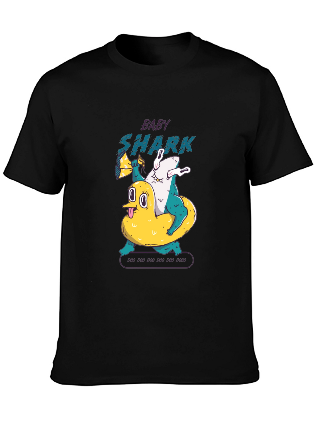 Baby Shark T-Shirt - Duck and Shark Graphic Tee