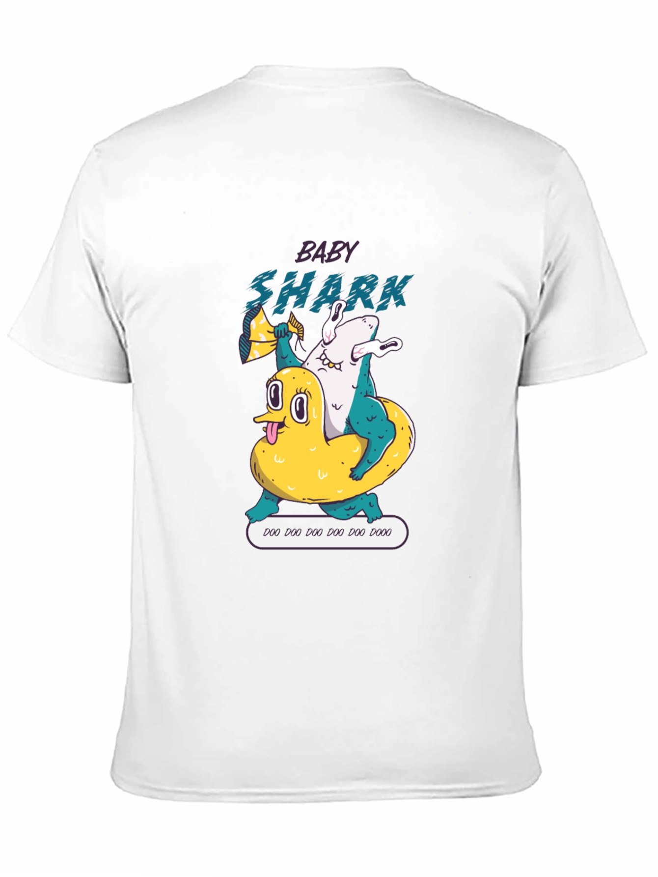 Baby Shark T-Shirt - Duck and Shark Graphic Tee