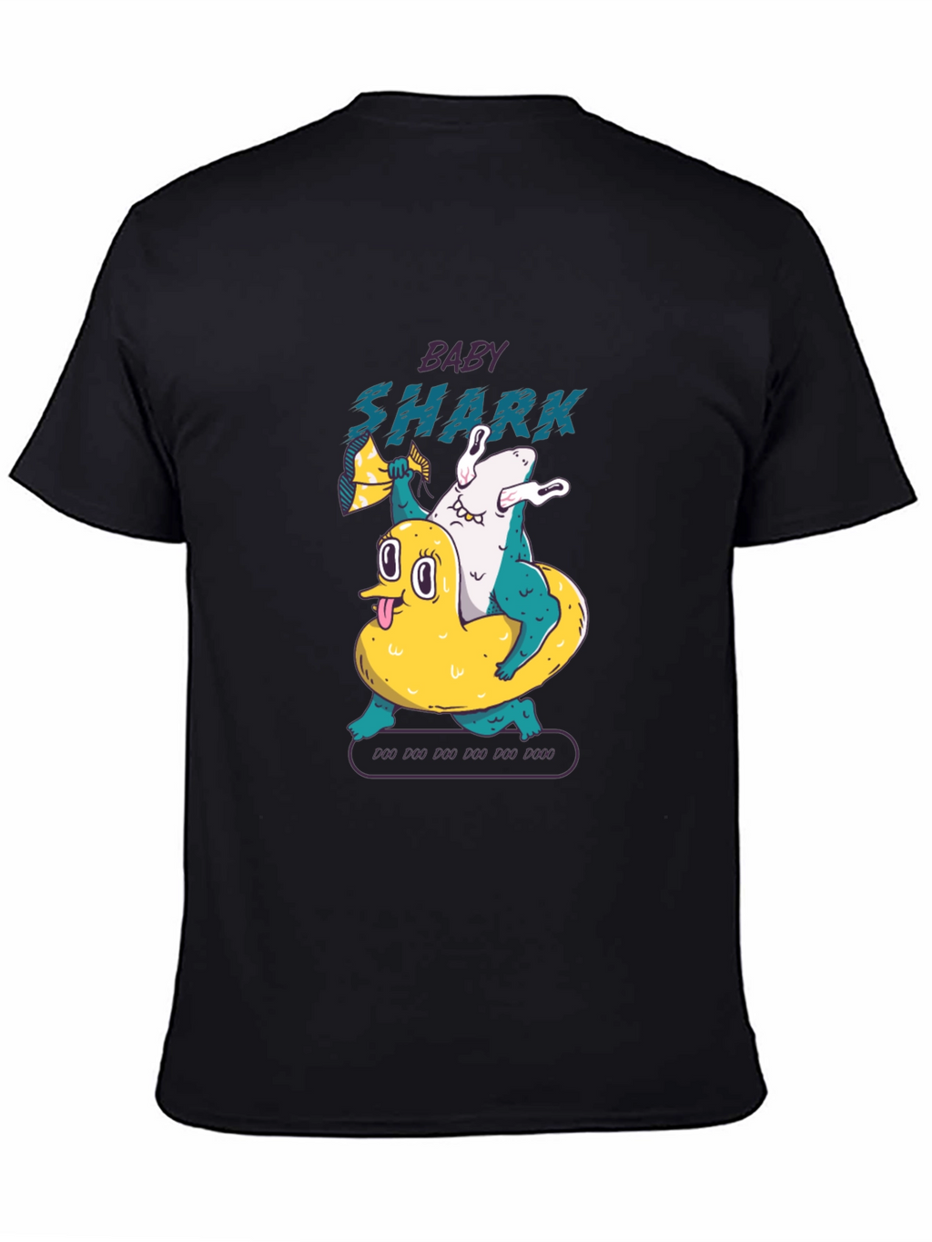 Baby Shark T-Shirt - Duck and Shark Graphic Tee