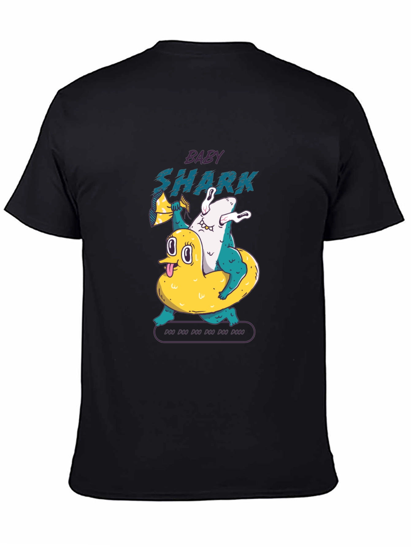 Baby Shark T-Shirt - Duck and Shark Graphic Tee