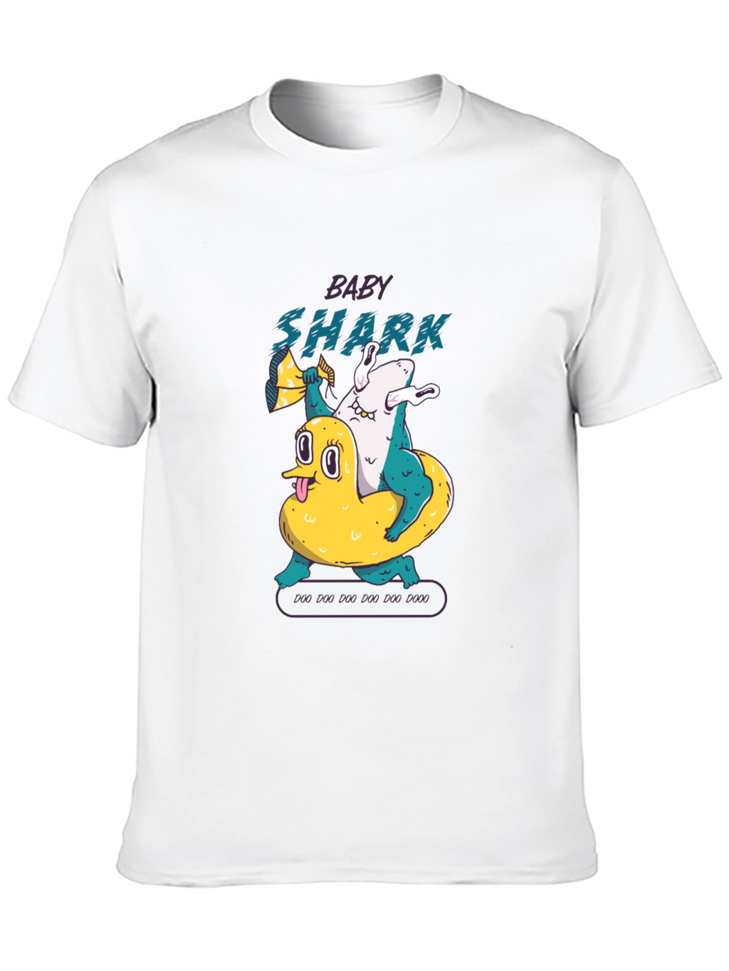 Baby Shark T-Shirt - Duck and Shark Graphic Tee