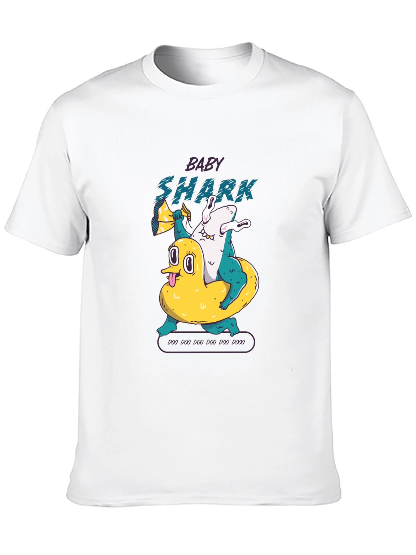 Baby Shark T-Shirt - Duck and Shark Graphic Tee
