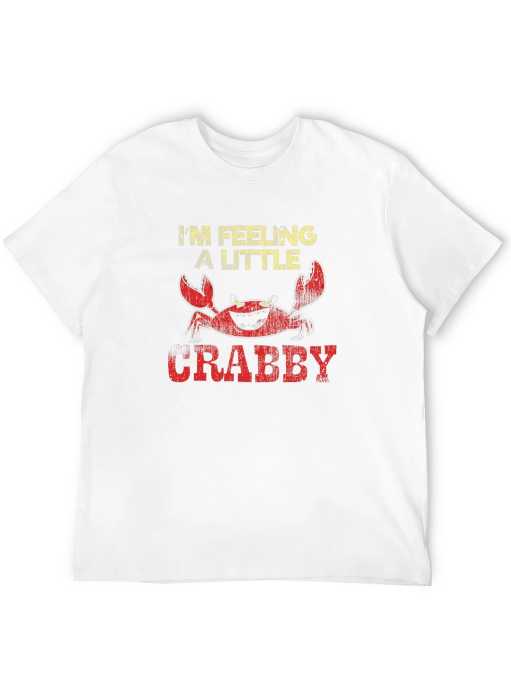 Feeling A Little Crabby T-Shirt Funny Crab Tee