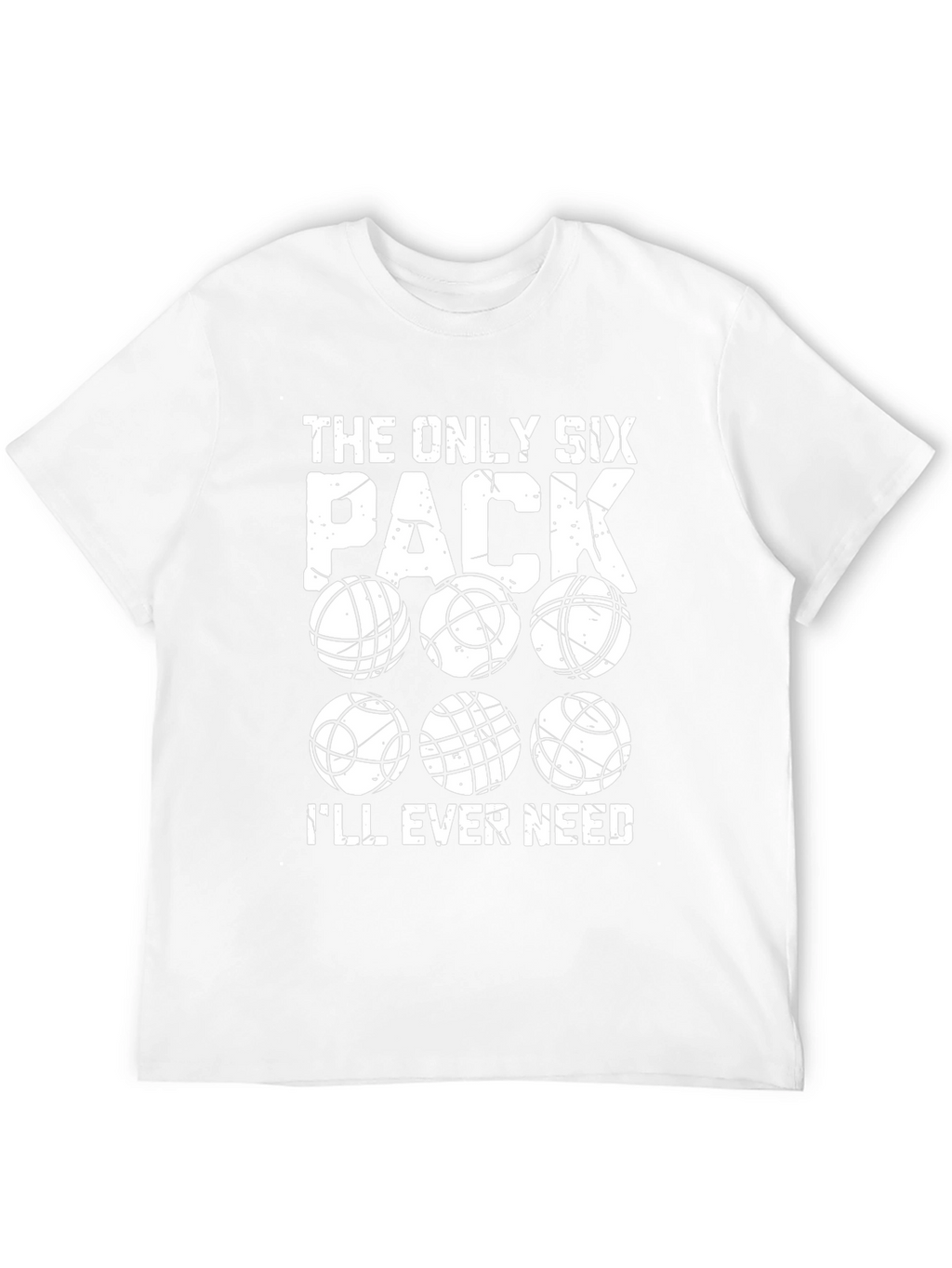 Funny Bowling Six Pack Graphic T-Shirt