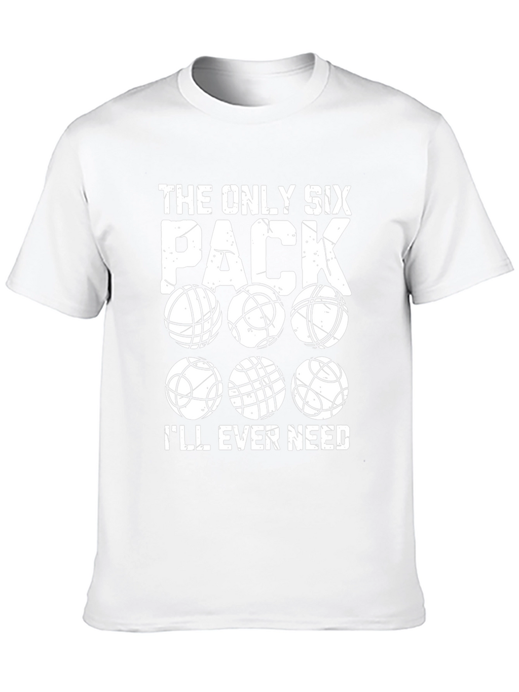 Funny Bowling Six Pack Graphic T-Shirt