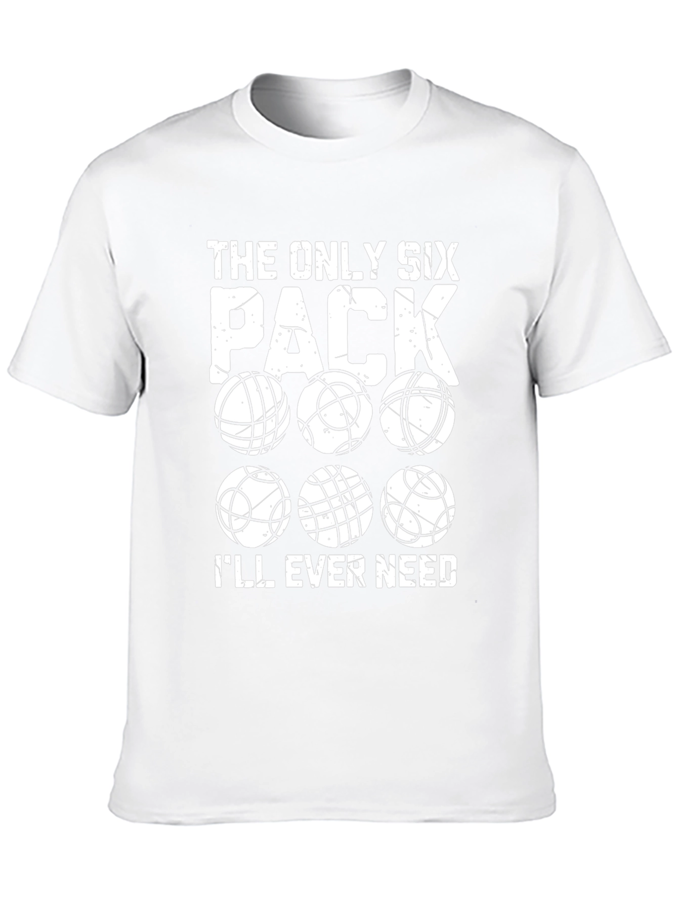 Funny Bowling Six Pack Graphic T-Shirt