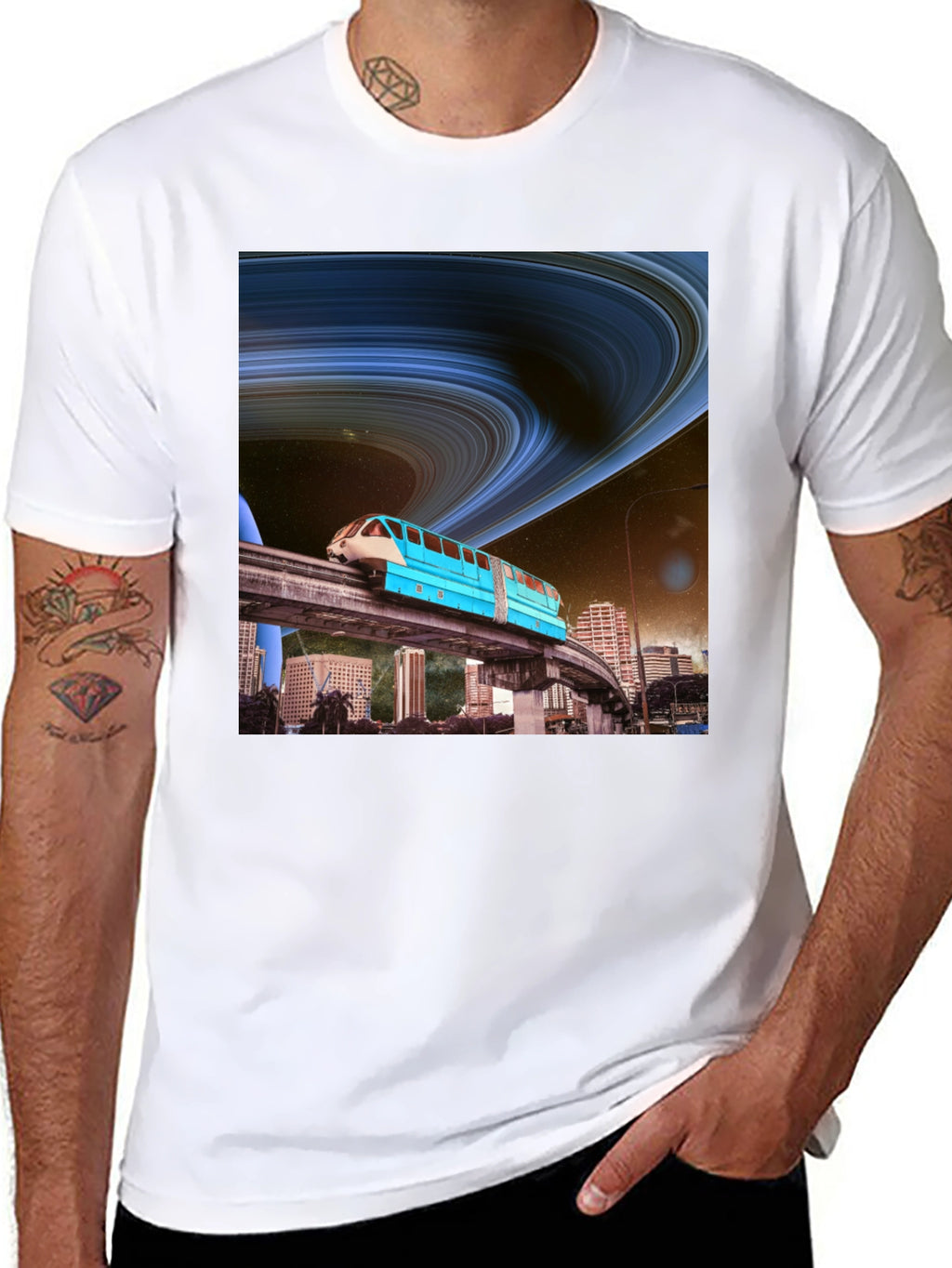 Sci-Fi Monorail Graphic Tee