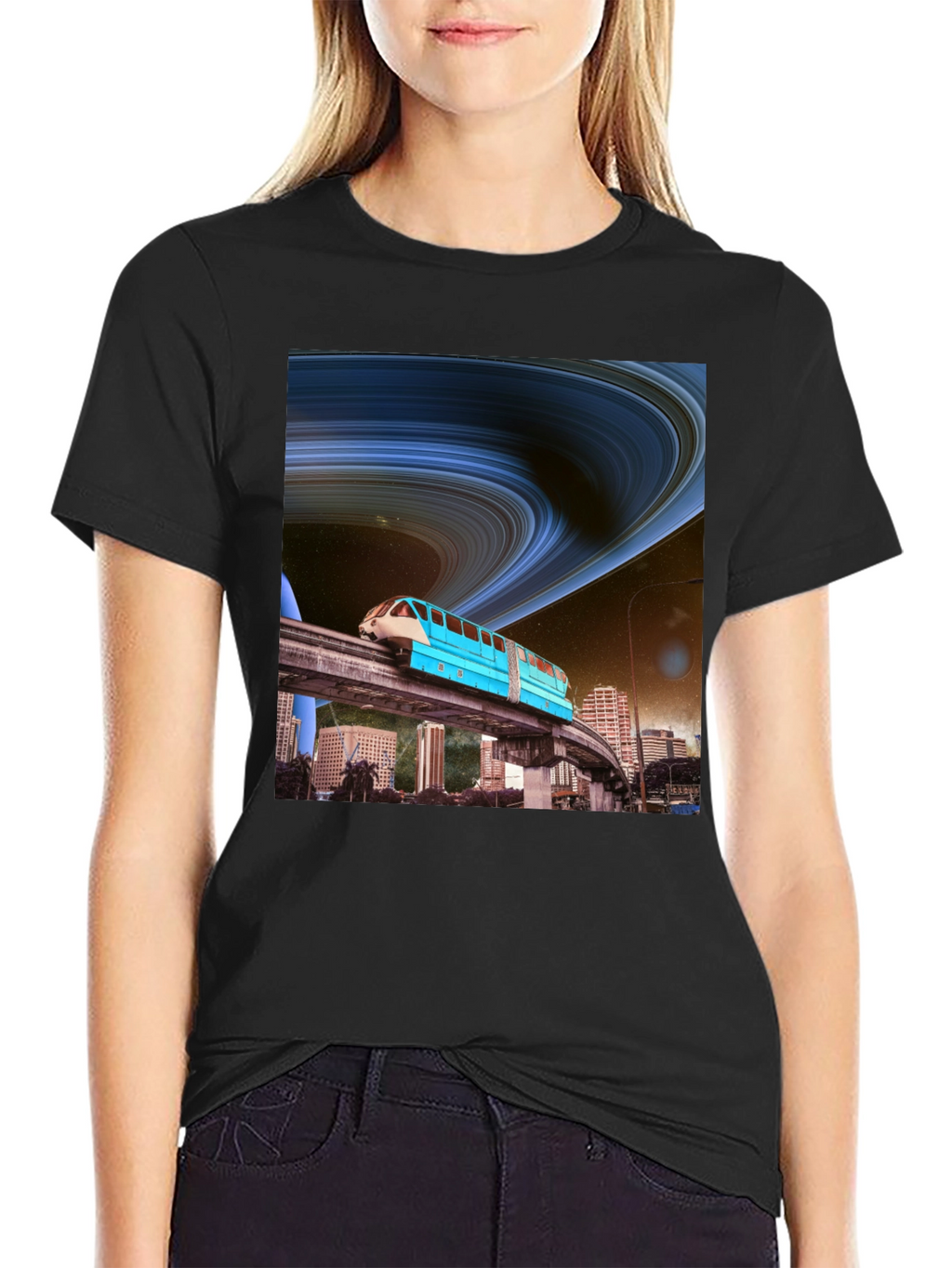 Sci-Fi Monorail Graphic Tee