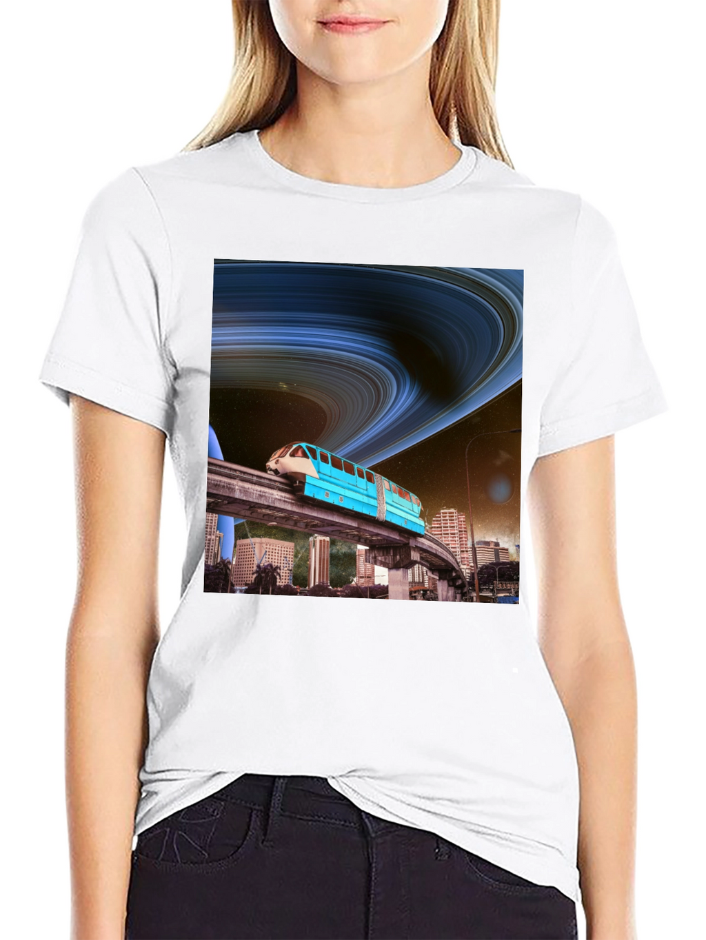 Sci-Fi Monorail Graphic Tee