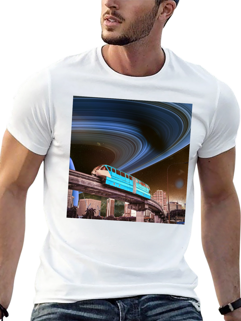 Sci-Fi Monorail Graphic Tee