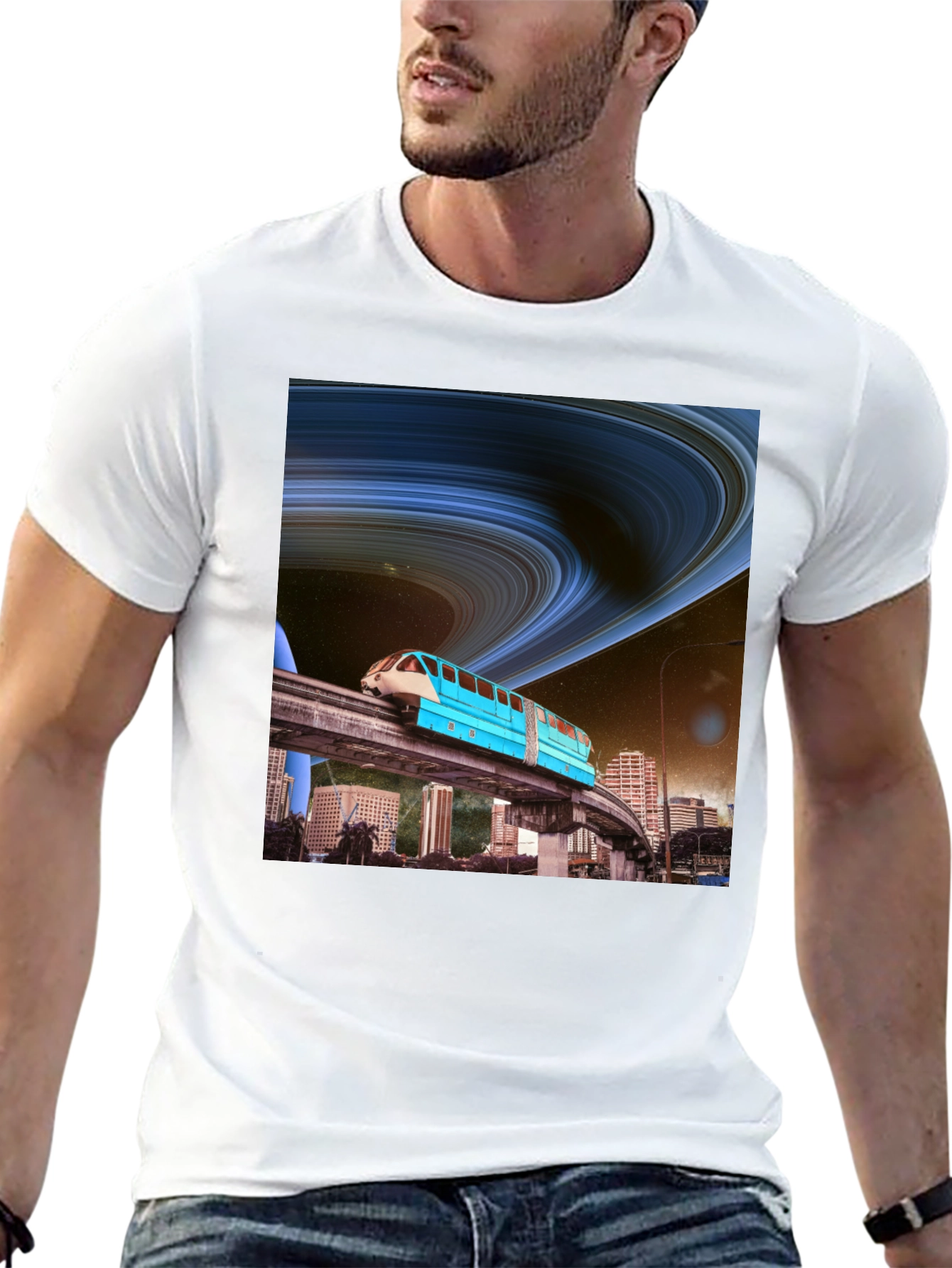 Sci-Fi Monorail Graphic Tee
