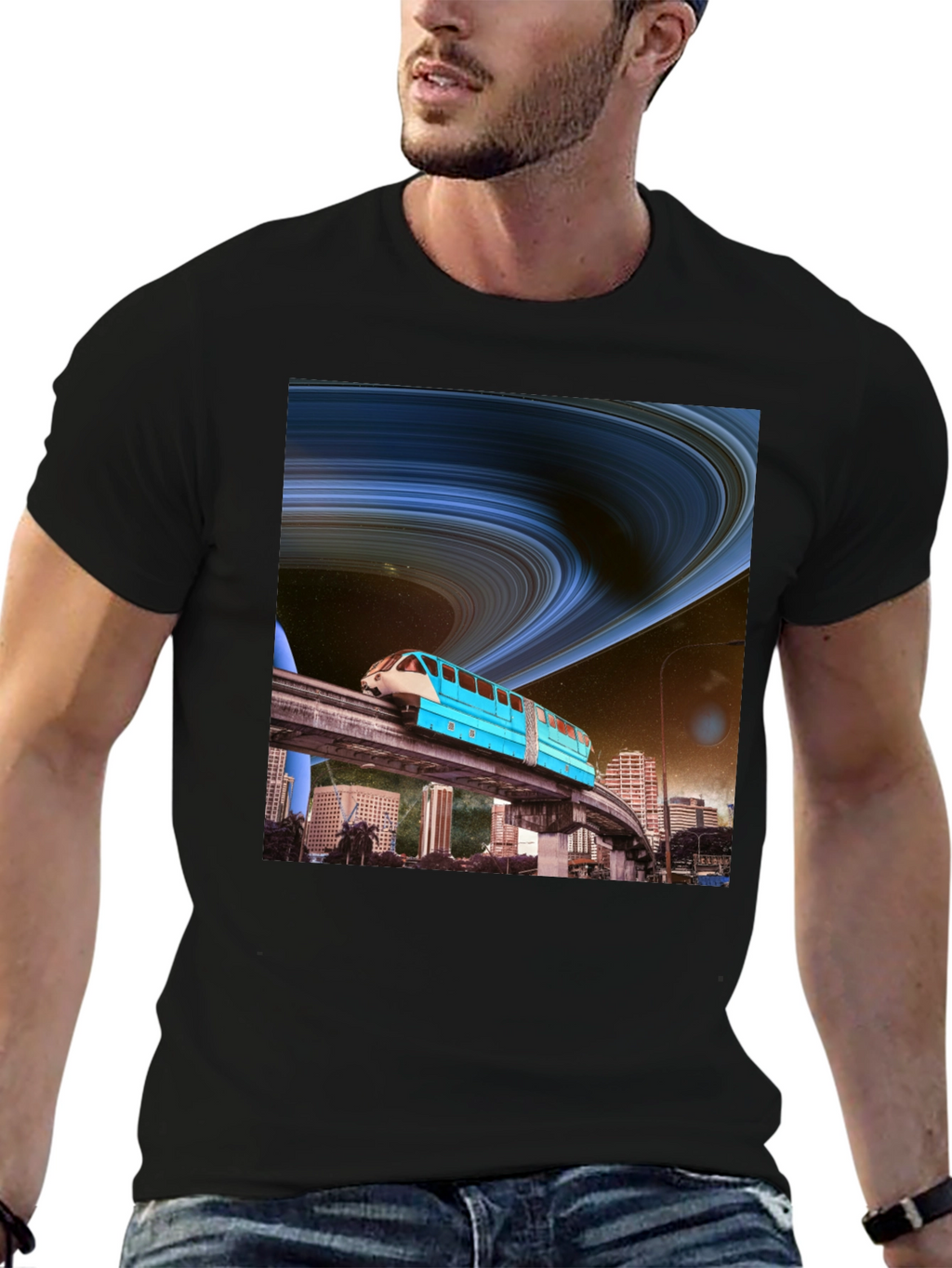 Sci-Fi Monorail Graphic Tee
