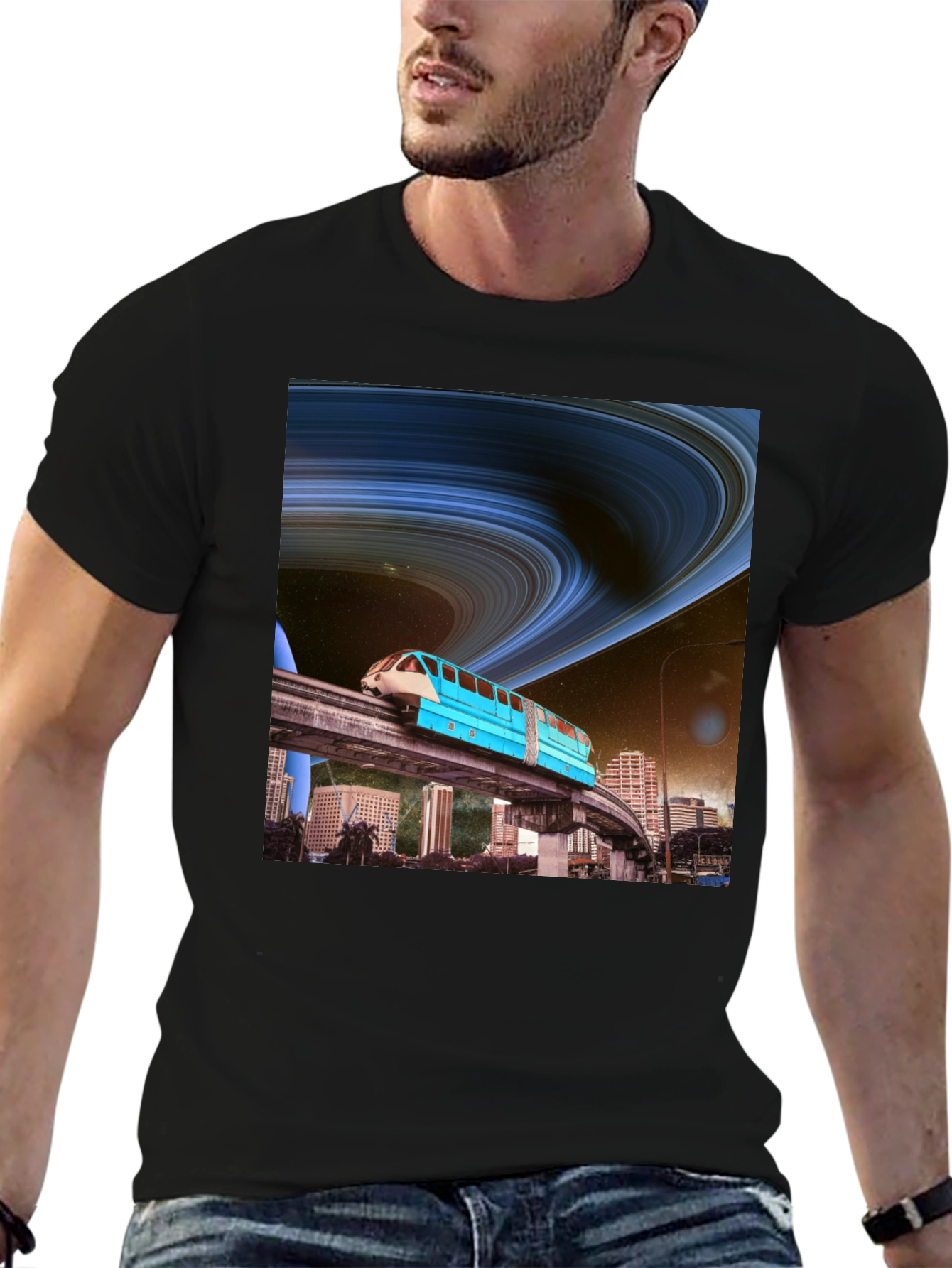 Sci-Fi Monorail Graphic Tee