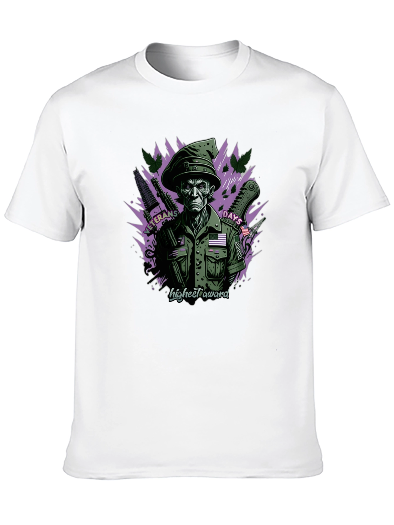 Veterans Days Highest Award Black T-Shirt
