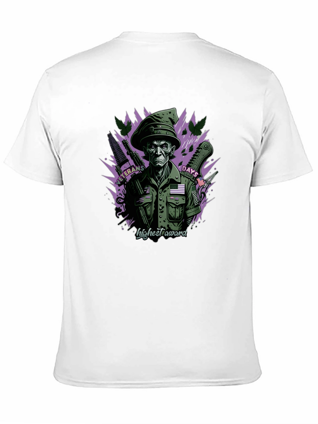 Veterans Days Highest Award Black T-Shirt