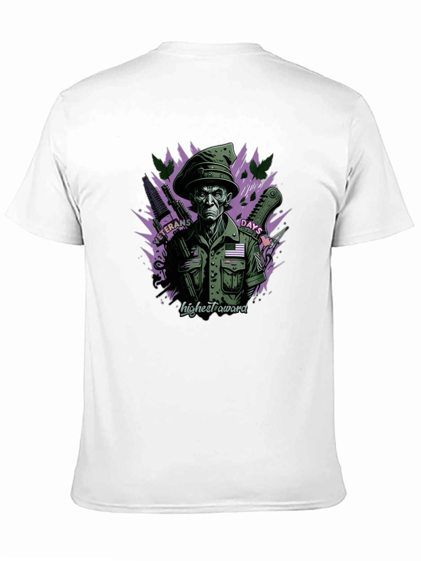Veterans Days Highest Award Black T-Shirt