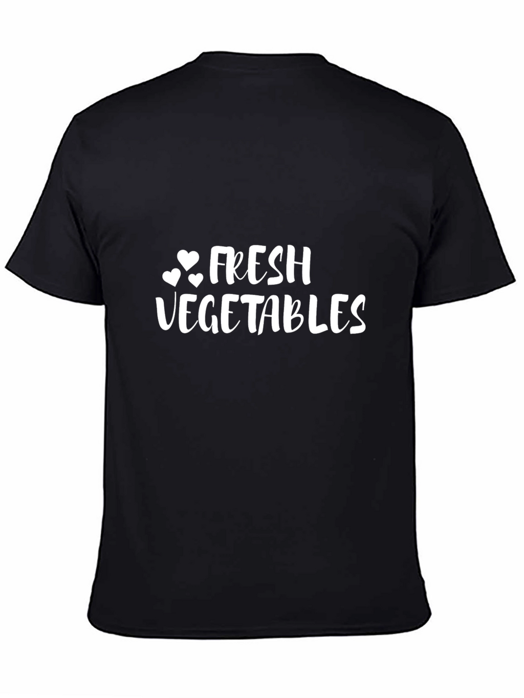 Fresh Vegetables Graphic T-Shirt - Black Cotton Tee