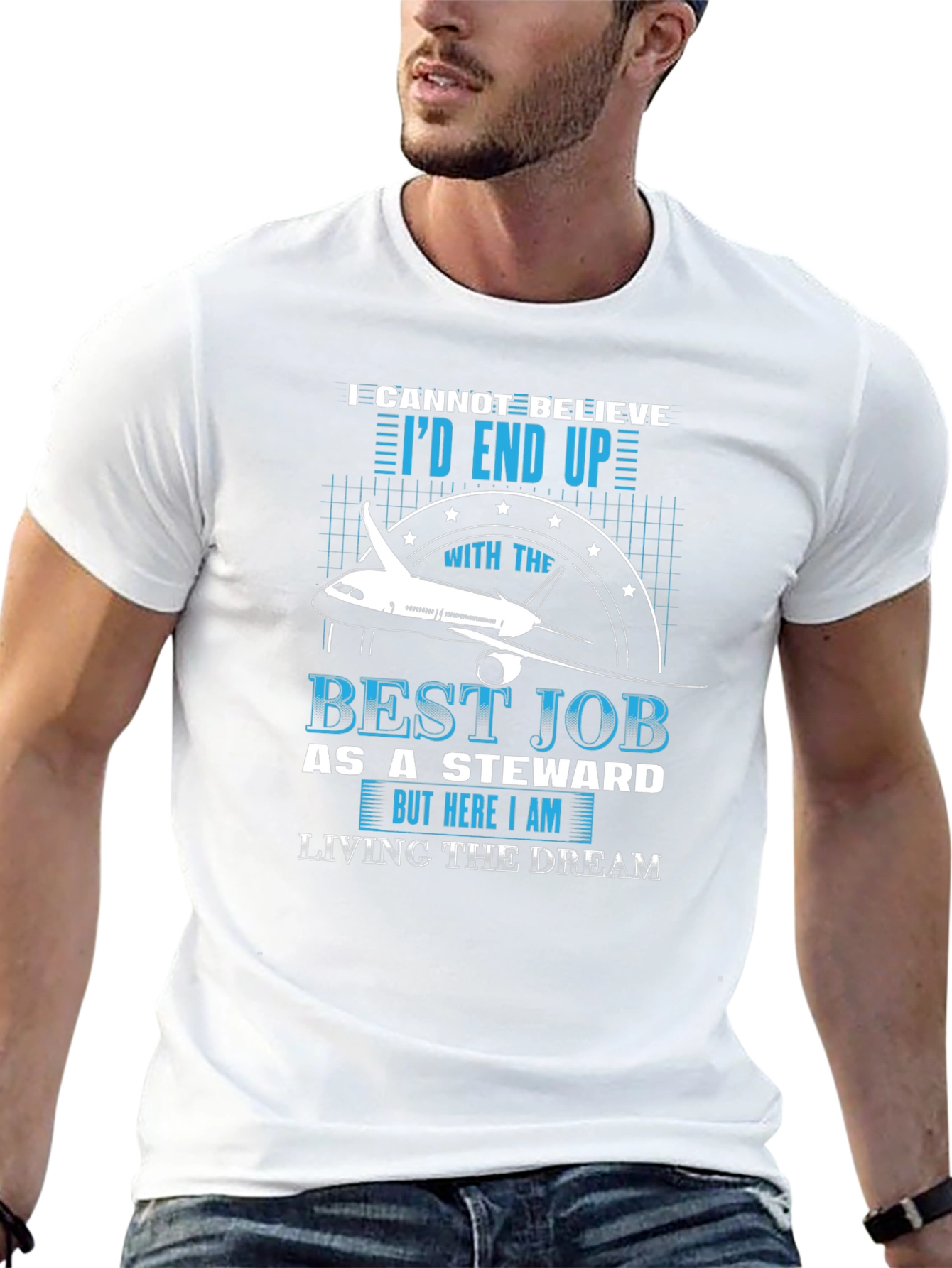 Steward T-Shirt - Living the Dream