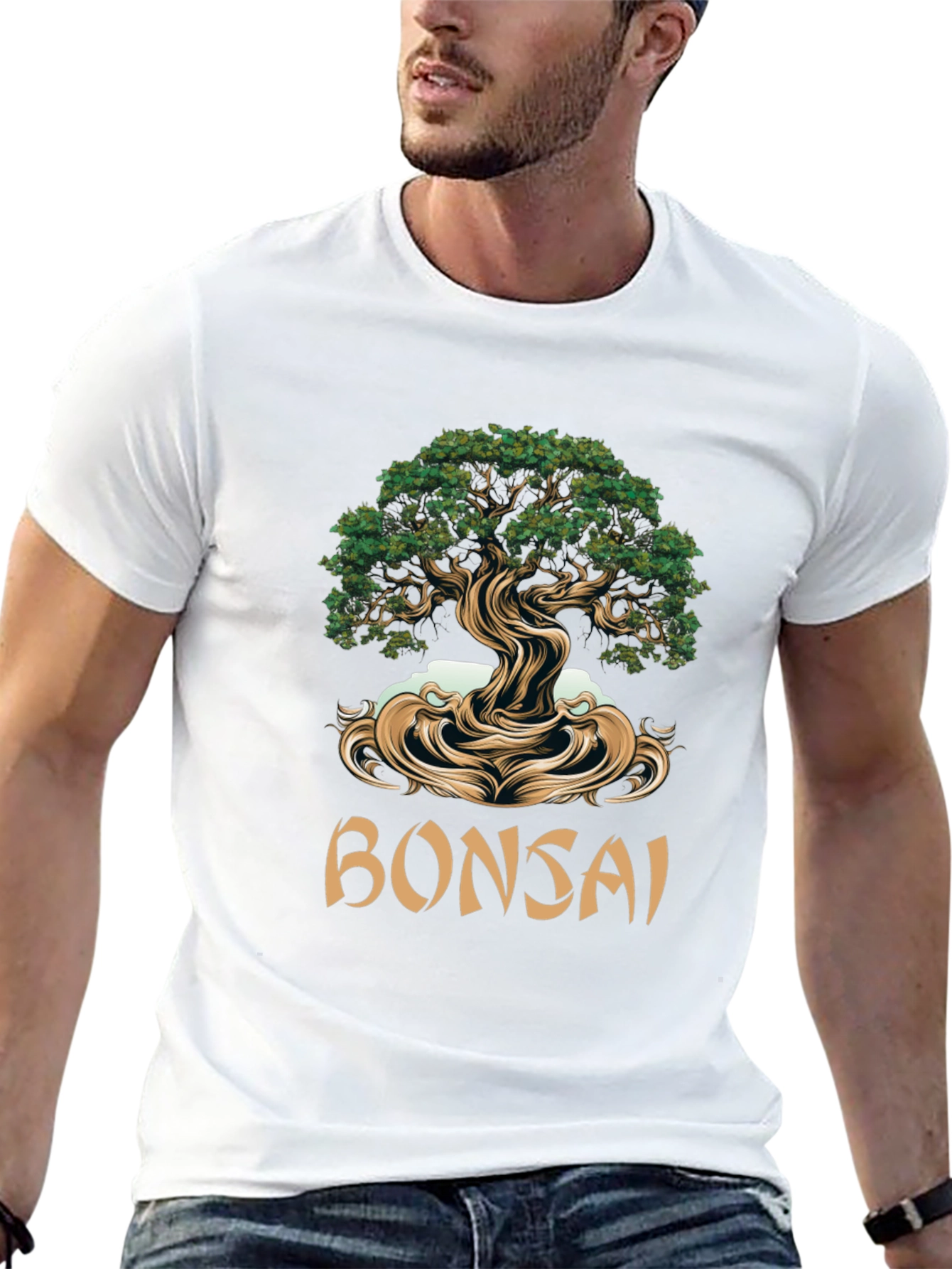 Bonsai Tree Graphic Tee - Stylish and Unique