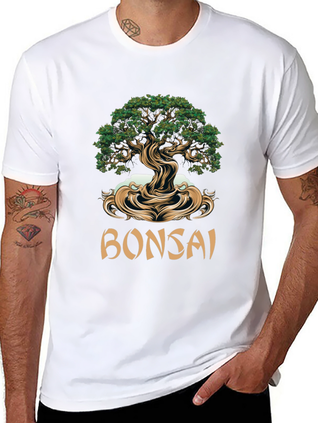 Bonsai Tree Graphic Tee - Stylish and Unique