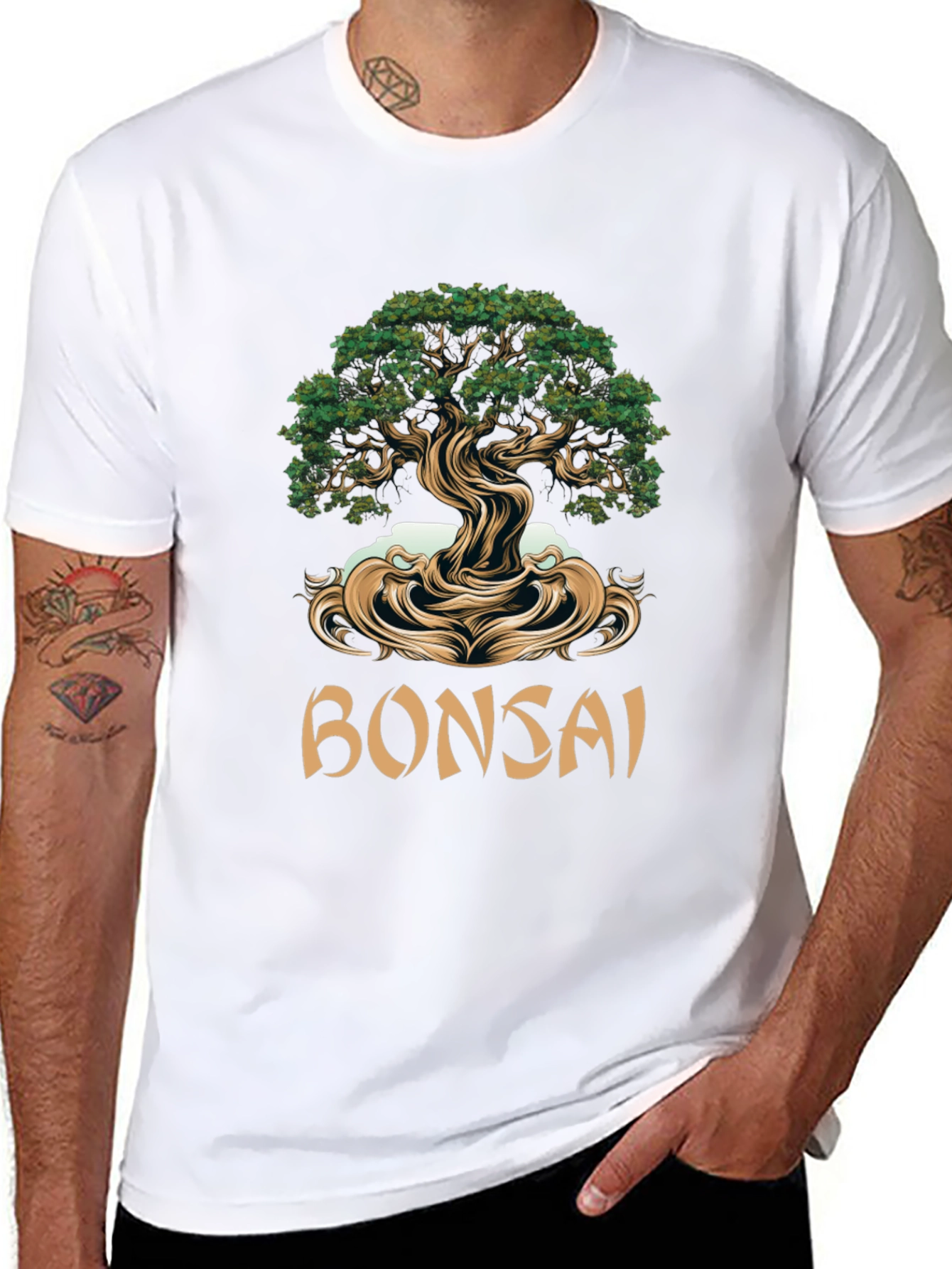 Bonsai Tree Graphic Tee - Stylish and Unique