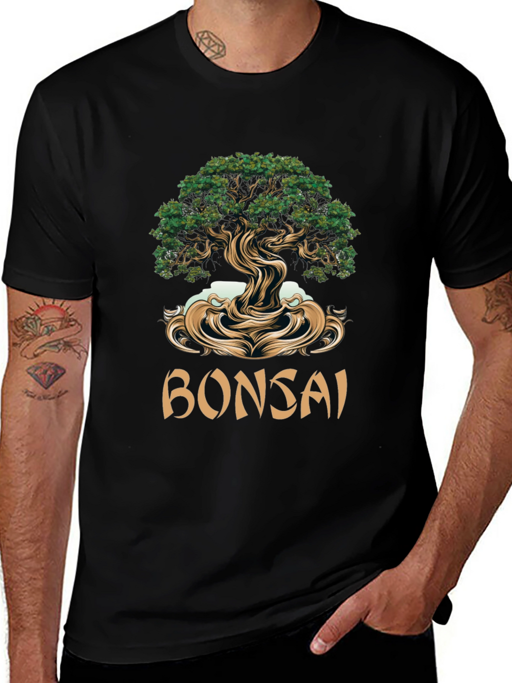 Bonsai Tree Graphic Tee - Stylish and Unique