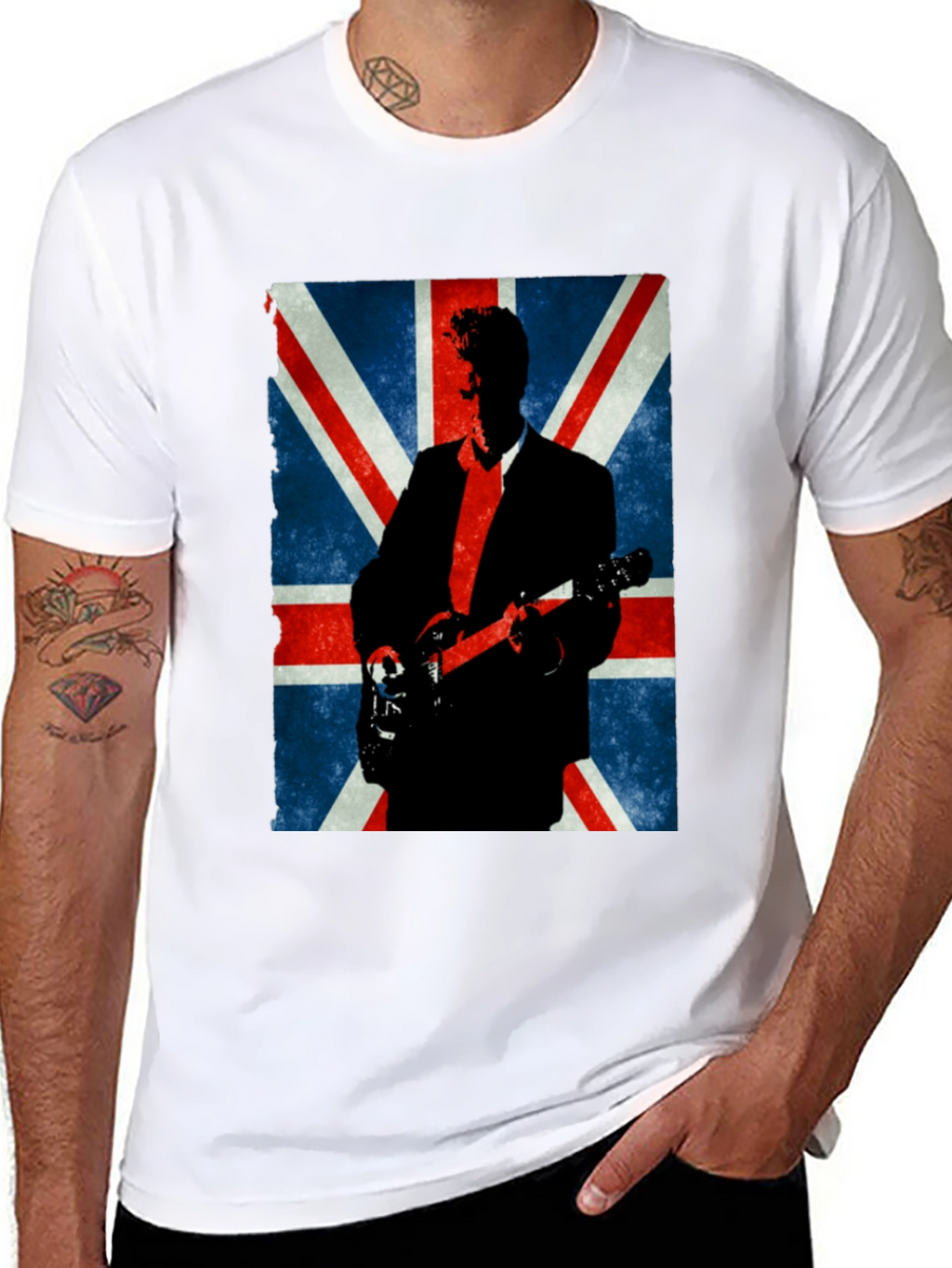 British Invasion Guitarist Graphic Tee
