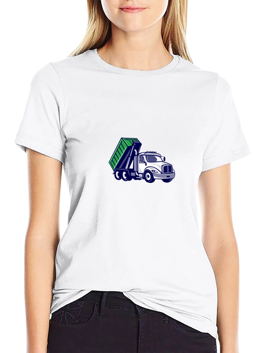 Black Dump Truck T-Shirt