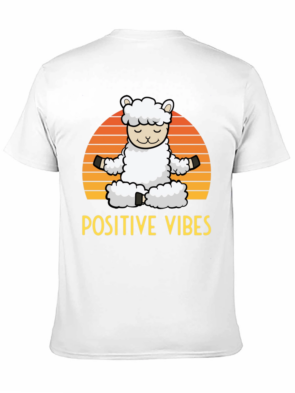 Positive Vibes Llama Graphic Tee